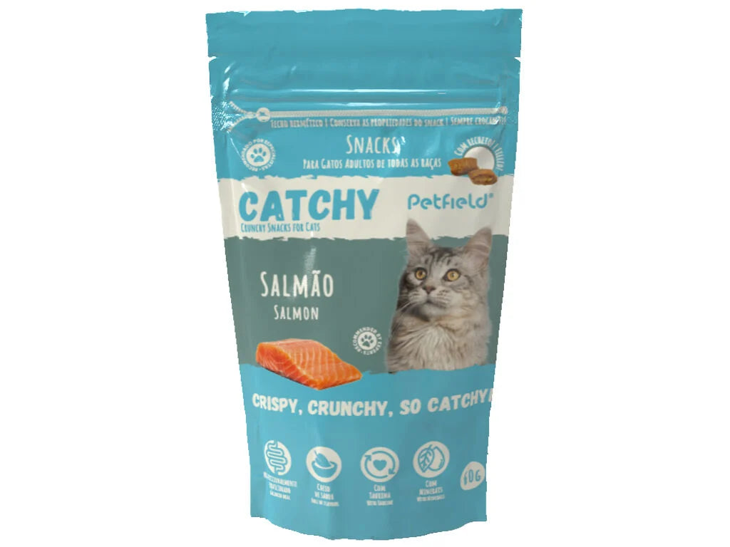 Petfield Snacks Catchy Salmão - 60g