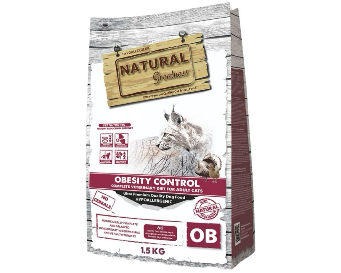 Natural Greatness Ração Seca Ultra Premium Obesity Control Adulto