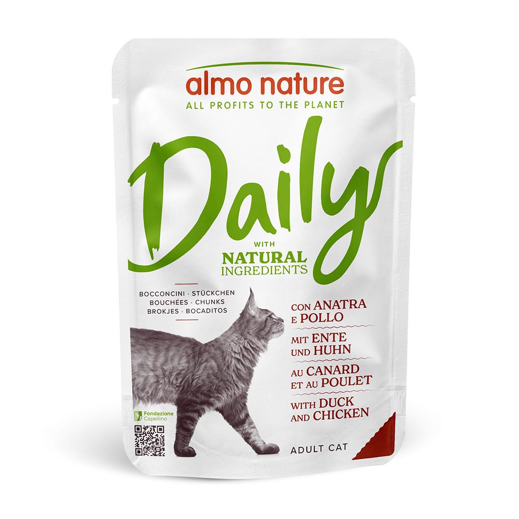 Almo Nature Daily Comida Húmida Frango e Pato - 70g