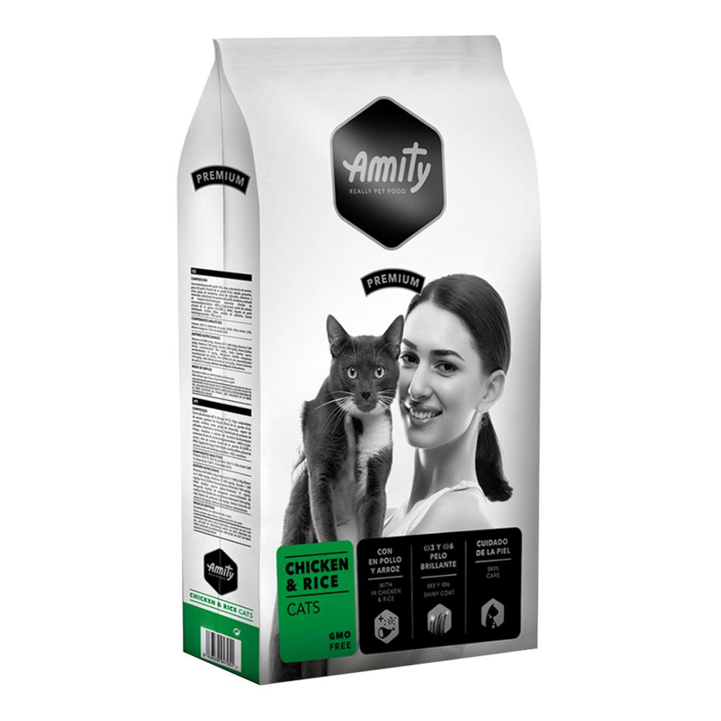 Amity Premium Ração Seca Frango e Arroz Adulto