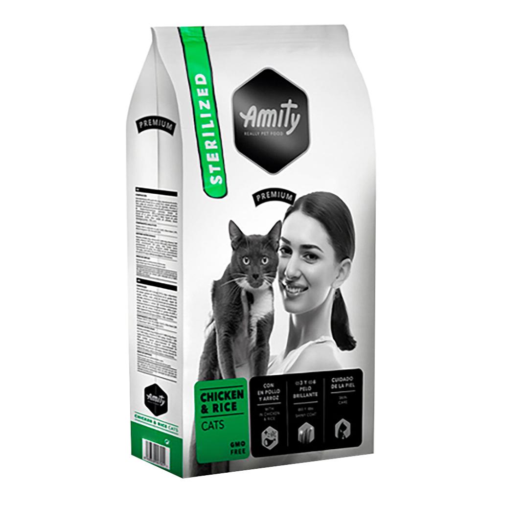Amity Premium Ração Seca Frango e Arroz Esterilizados