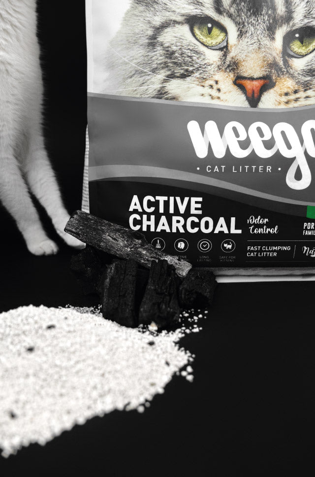 Weego - Areia Carvão Ativo - Controle de Odores Aglomerante