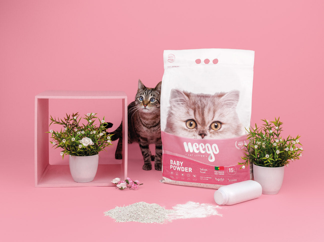 Weego - Areia Talco de Bebé - Aglomerante