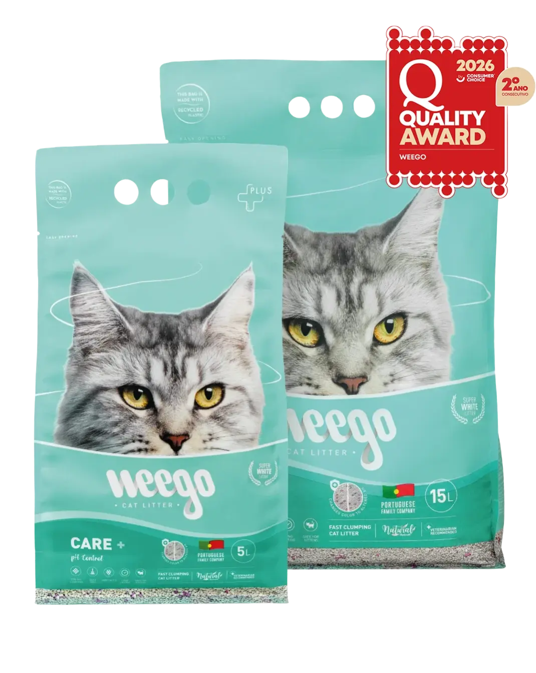 Weego - Areia Care+ - Controle de pH Aglomerante