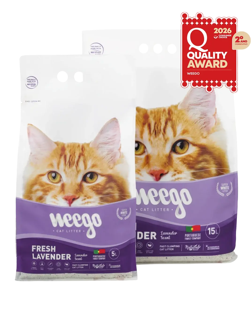 Weego - Areia Lavanda - Aglomerante