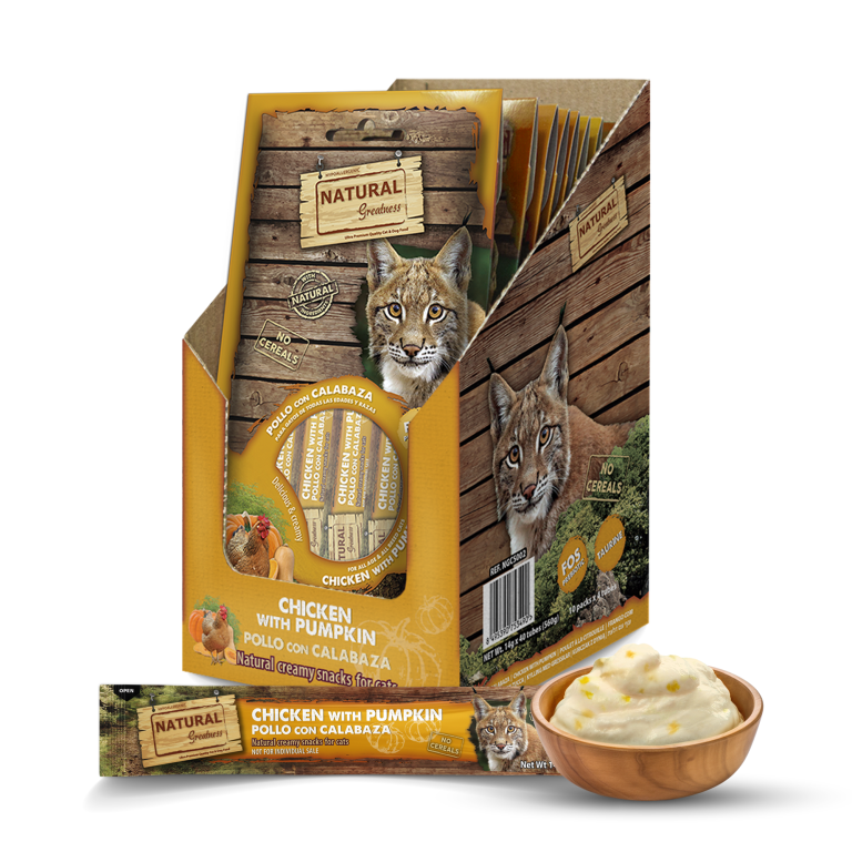 Natural Greatness Snack Creme de Frango com Abóbora - 4 x 14g