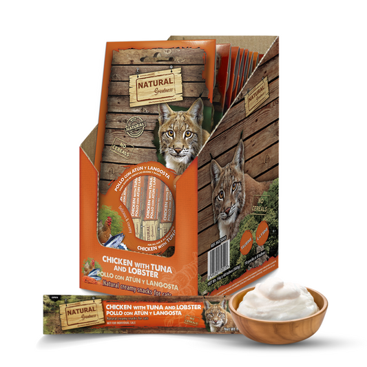 Natural Greatness Snack Creme de Frango com Atum e Lagosta - 4 x 14g
