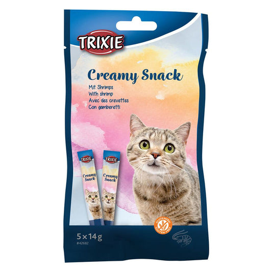 Trixie Snack Creme com Camarão - 5 x 14g