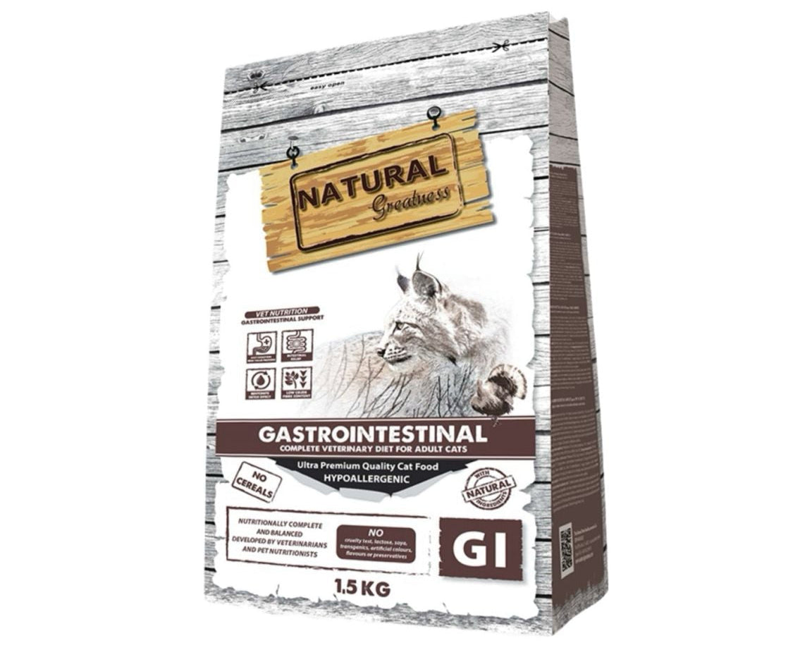 Natural Greatness Ração Seca Ultra Premium Gastrointestinal Adulto