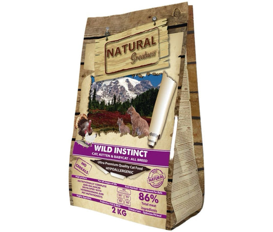 Natural Greatness Ração Seca Ultra Premium Wild Instinct Junior e Adulto